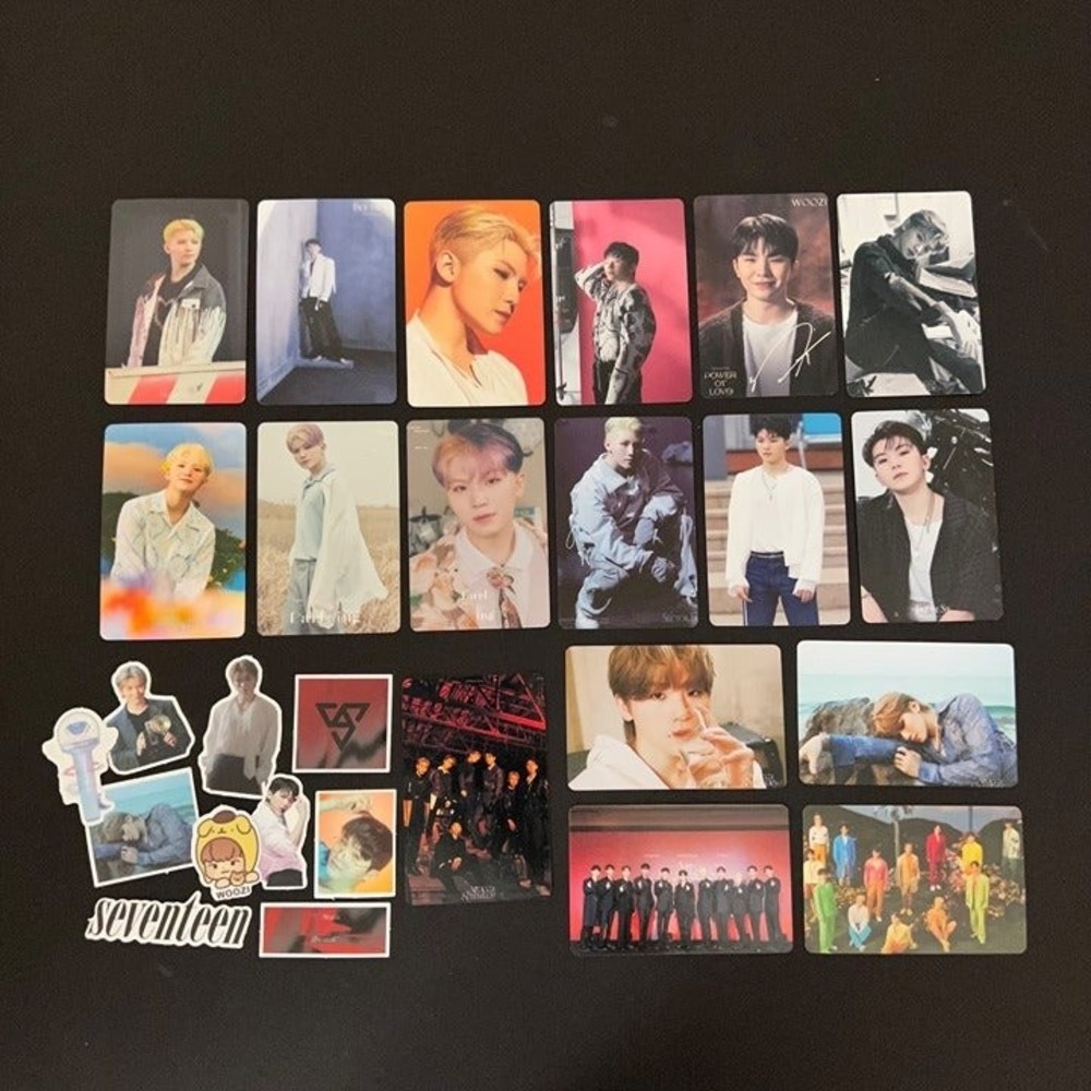 Seventeen Photocards 17 WOOZI Ji-hoon KPOP Set Bias Pack Unofficial Cards Carats